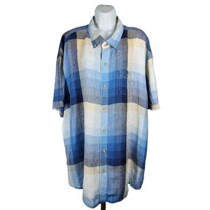 TOMMY BAHAMA RELAX ISLAND MODERN FIT 100% LINEN SHIRT